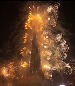 Burj khalifa fireworks