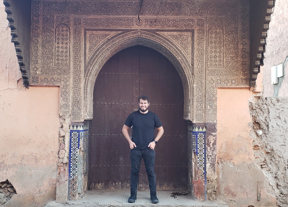 Ben in Doorway Morocco